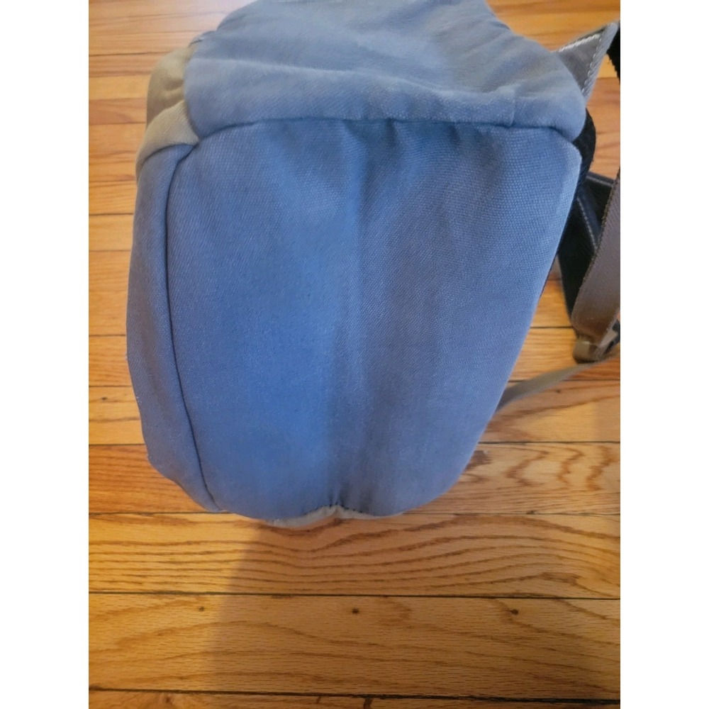 Vintage Perry Ellis Two Tone Canvas Multi Pocket Laptop Backpack *READ* - Picture 10 of 16